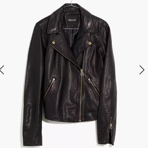 Madewell Leather Jacket Nwt